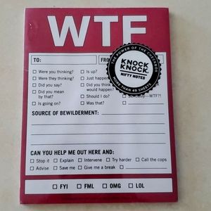WTF Notepad by Knock Knock